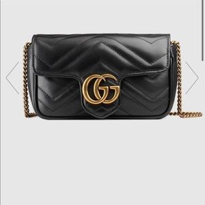 GG Marmont matelassé leather super mini bag